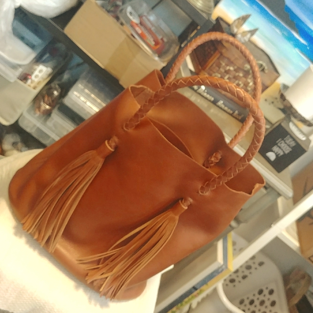 Madewell leather tote